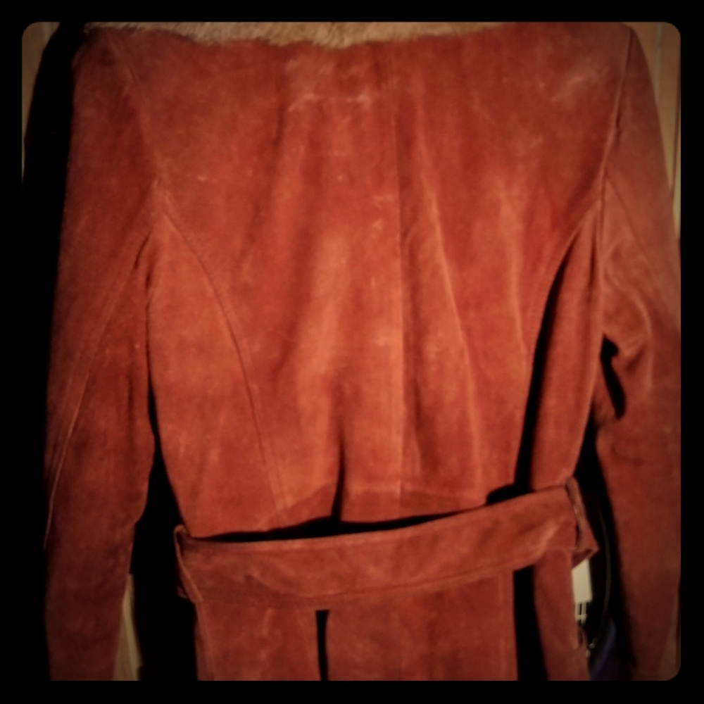 Vintage 1960's Women's Genuine Leather Fall Coat